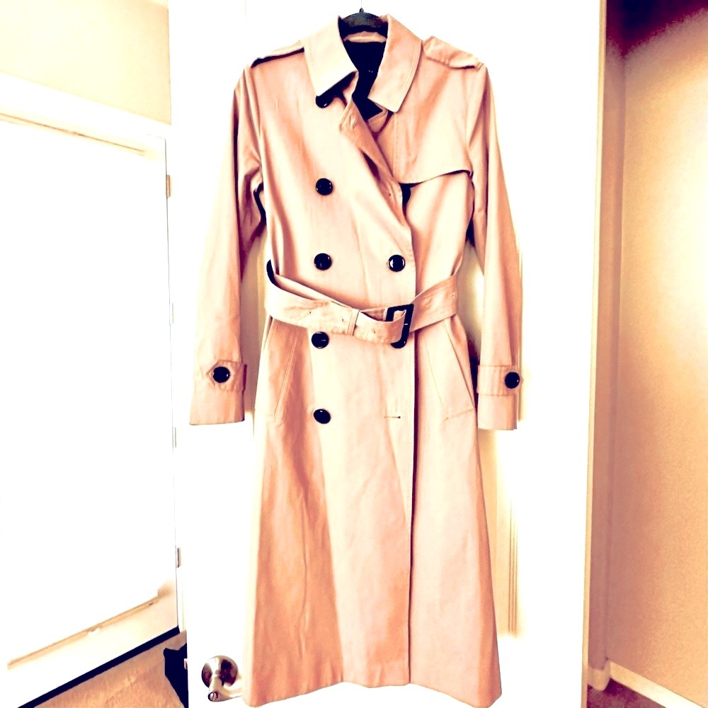 Massimo Dutti Trench coat in khaki. Size XS - Picture 10 of 12